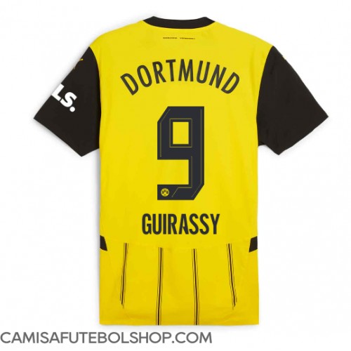 Camisa de time de futebol Borussia Dortmund Serhou Guirassy #9 Replicas 1º Equipamento 2024-25 Manga Curta